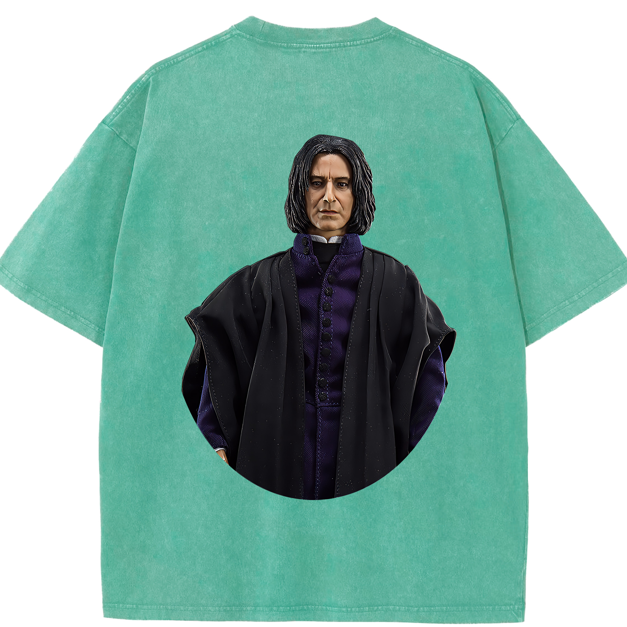 （画像用） Harry Potter ハリー・ポッターシリーズ 綿100% ヴィンテージ風 半袖Tシャツ（背面プリント）